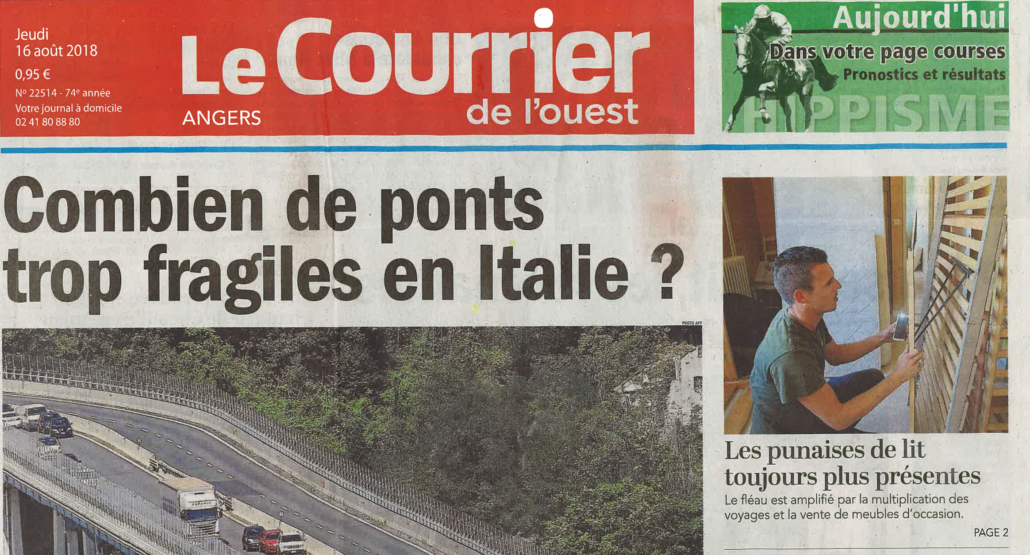 STH est dans le Courrier de l'Ouest